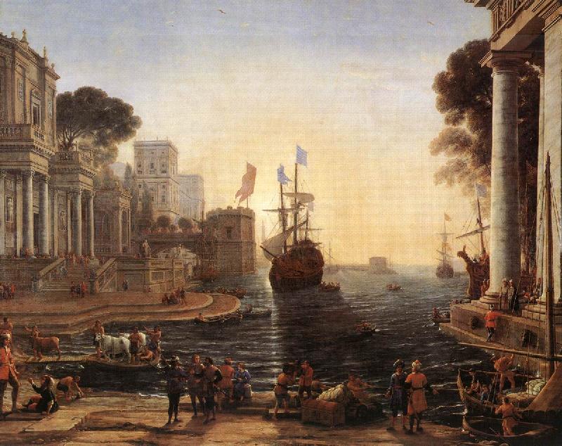 Claude Lorrain Ulysses Returns Chryseis to her Father vgh France oil painting art